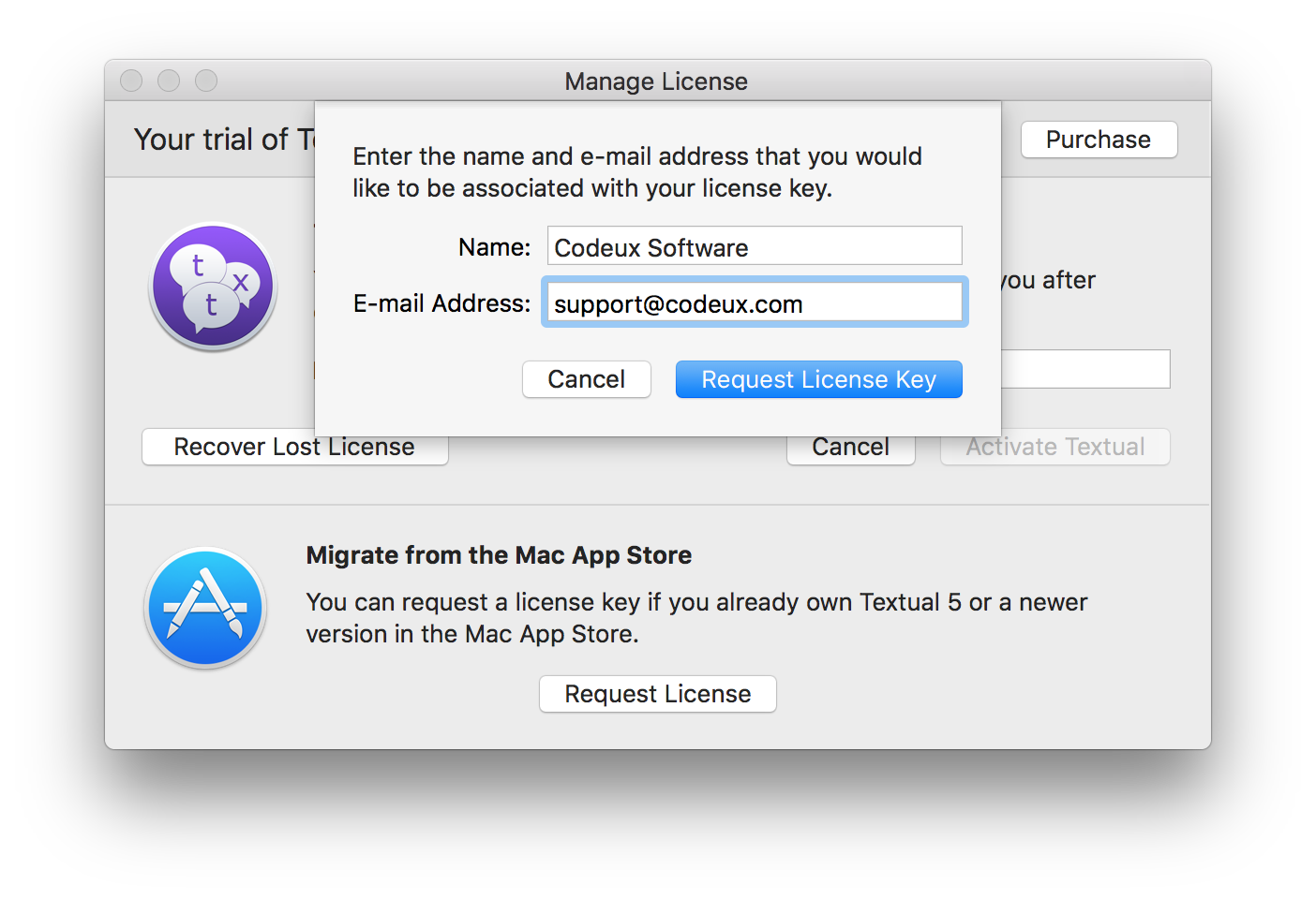 get licenses for mac programs