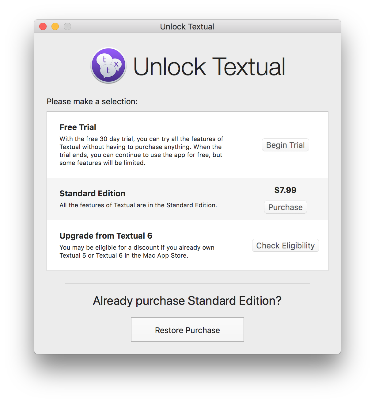 Textual 7 0 7 – lightweight irc client support manual